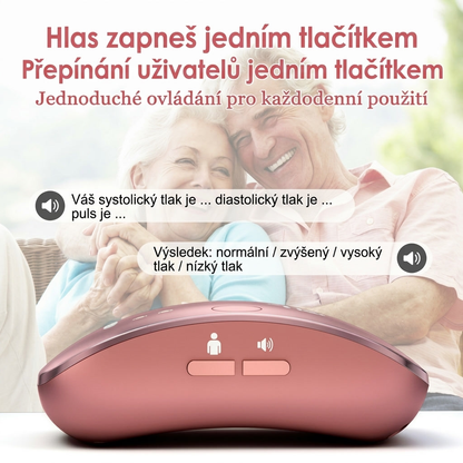 Pulsia™ — Zápěstní tlakoměr s hlasovým čtením